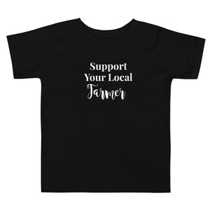 Open image in slideshow, Support Your Local Farmer Toddler Tee
